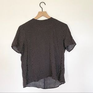 Fab’rik Printed Keyhole Back Blouse